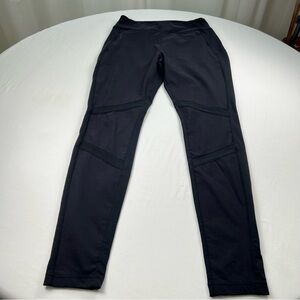 Athleta Black Highline Hybrid Summiter Leggings Womens 12 Tall Stretch